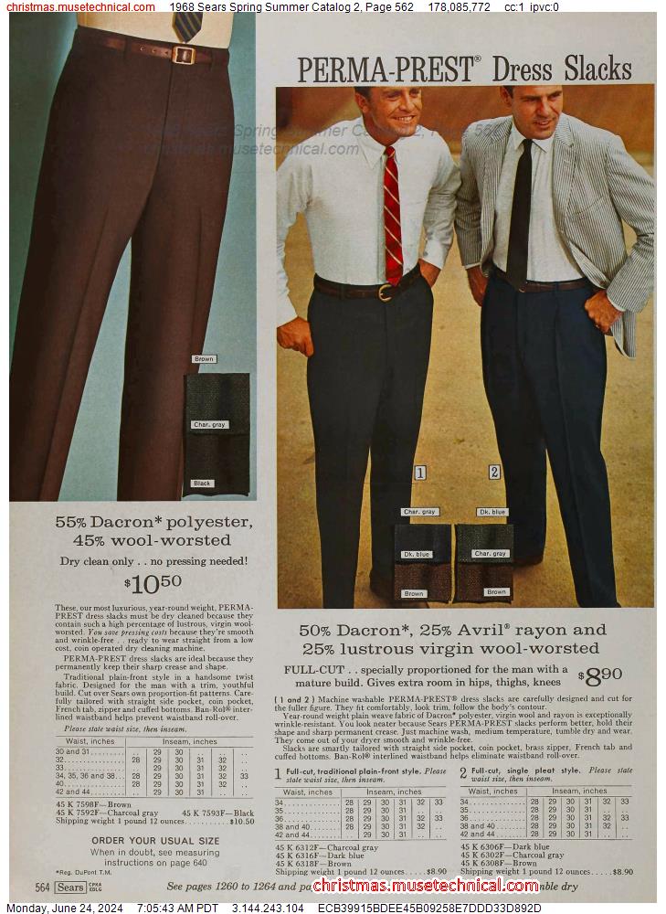 1968 Sears Spring Summer Catalog 2, Page 562
