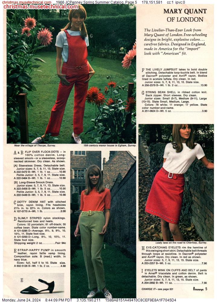 1966 JCPenney Spring Summer Catalog, Page 5