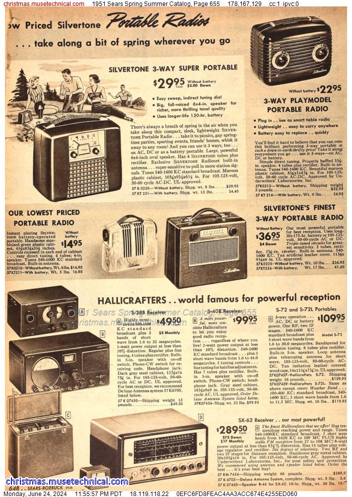 1951 Sears Spring Summer Catalog, Page 655