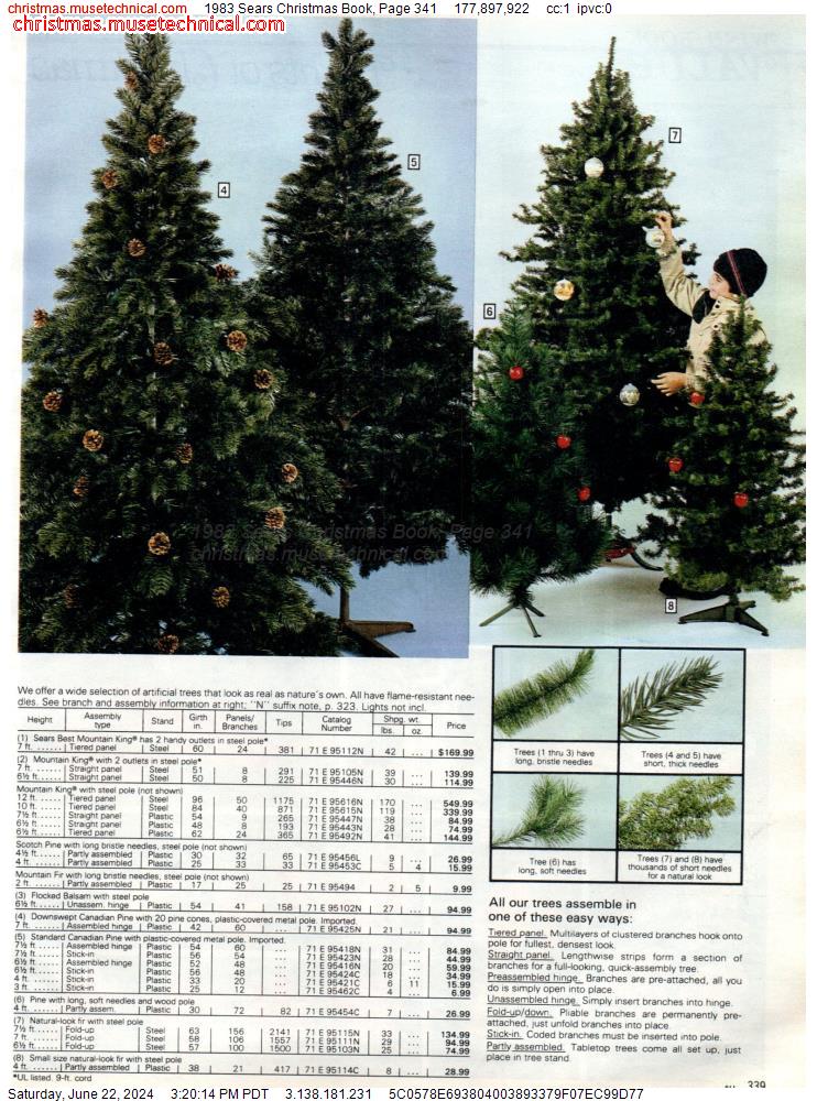 1983 Sears Christmas Book, Page 341