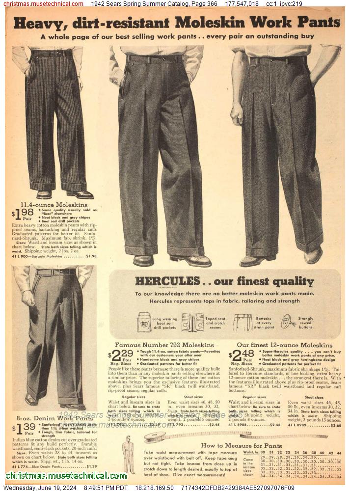 1942 Sears Spring Summer Catalog, Page 366