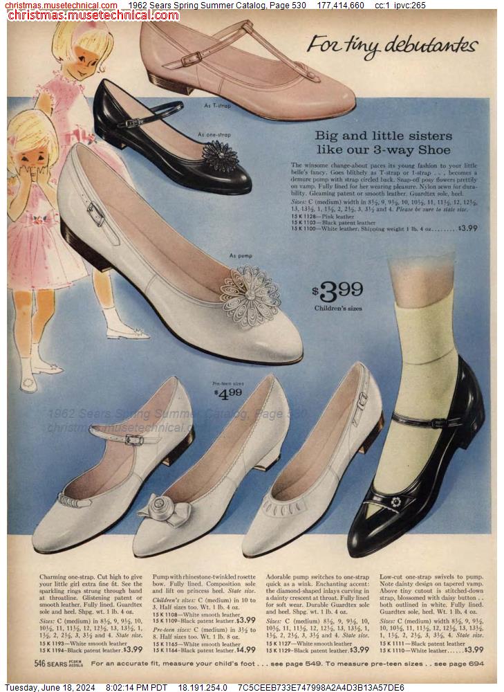 1962 Sears Spring Summer Catalog, Page 530