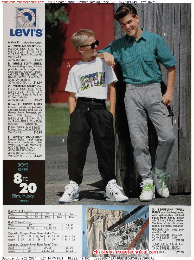 1991 Sears Spring Summer Catalog, Page 328