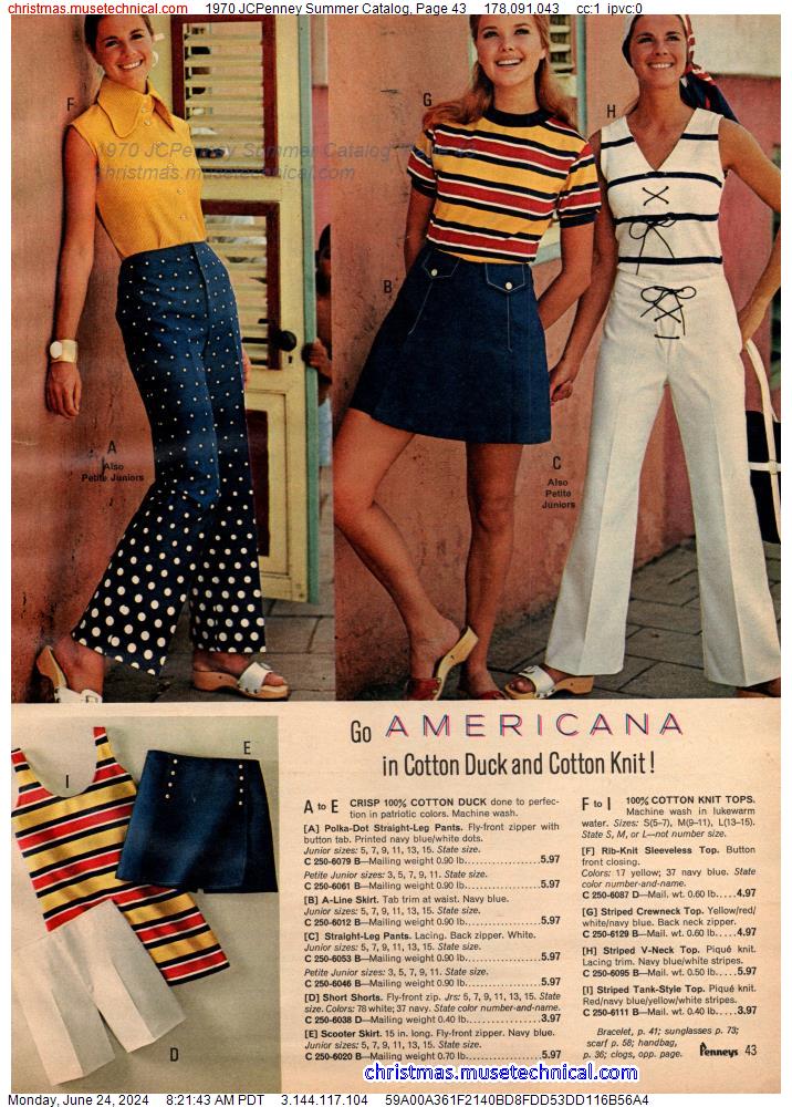 1970 JCPenney Summer Catalog, Page 43