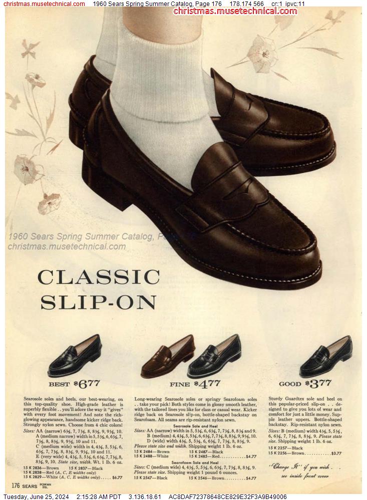 1960 Sears Spring Summer Catalog, Page 176