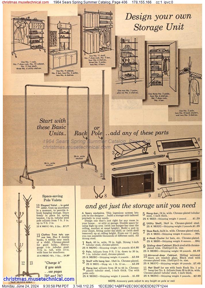 1964 Sears Spring Summer Catalog, Page 406