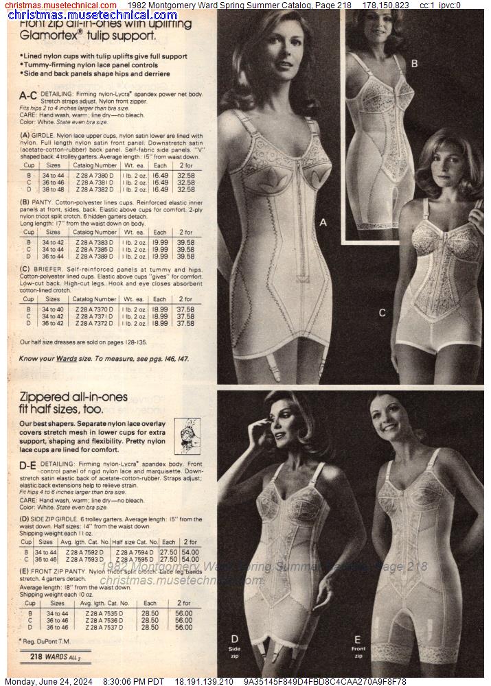 1982 Montgomery Ward Spring Summer Catalog, Page 218
