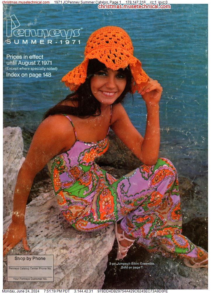 1971 JCPenney Summer Catalog, Page 1