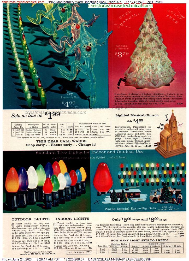 1965 Montgomery Ward Christmas Book, Page 371