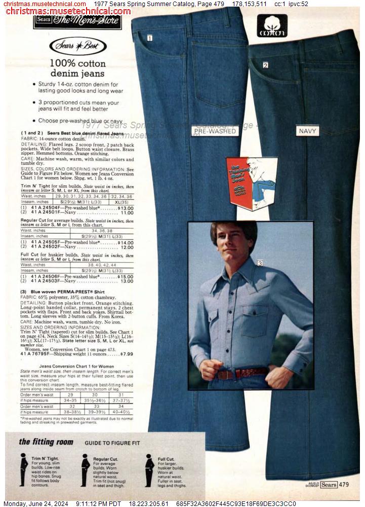 1977 Sears Spring Summer Catalog, Page 479