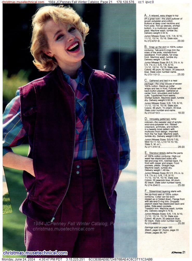 1984 JCPenney Fall Winter Catalog, Page 21