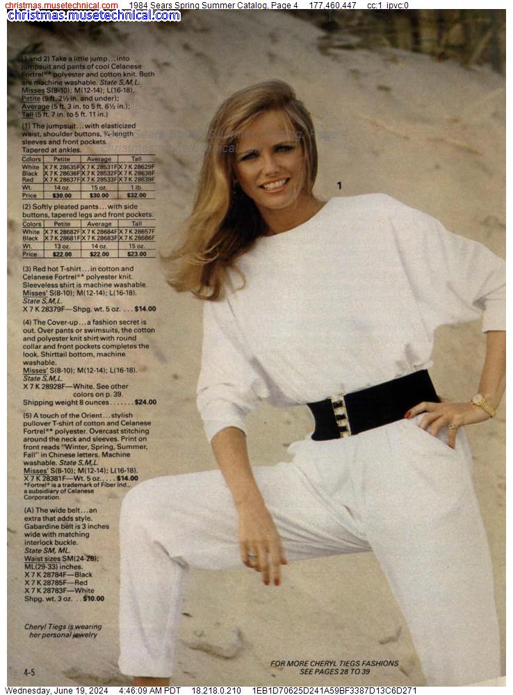 1984 Sears Spring Summer Catalog, Page 4