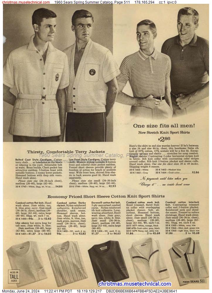 1960 Sears Spring Summer Catalog, Page 511