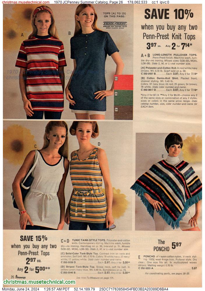 1970 JCPenney Summer Catalog, Page 26