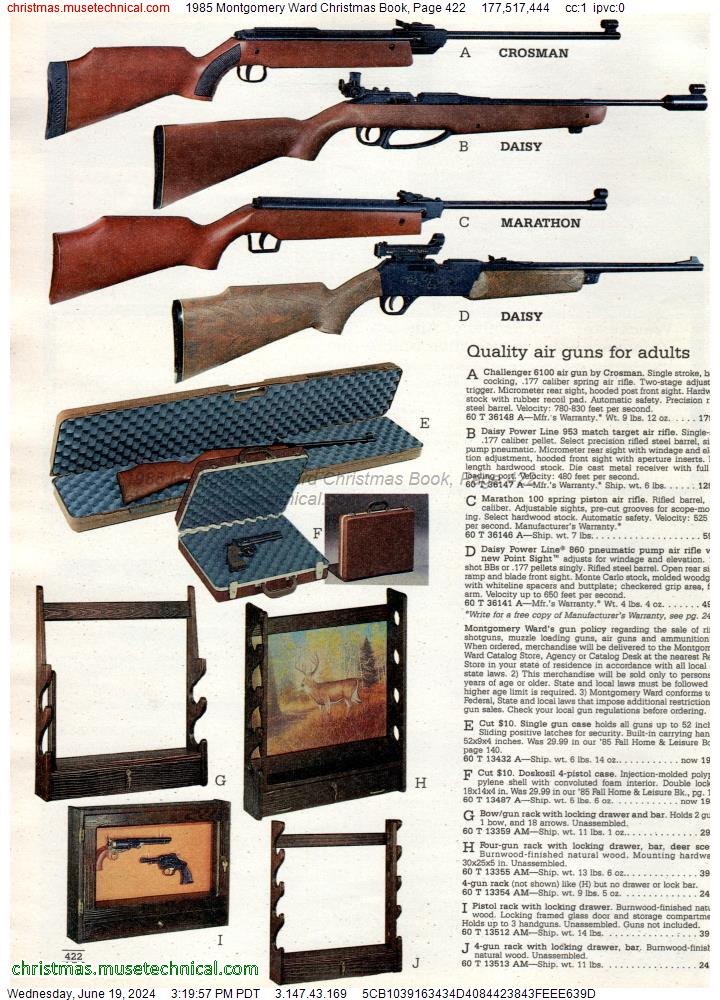 1985 Montgomery Ward Christmas Book, Page 422