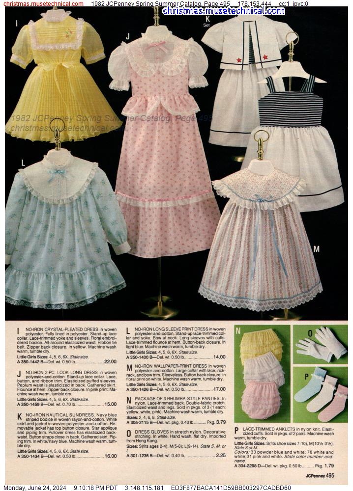 1982 JCPenney Spring Summer Catalog, Page 495