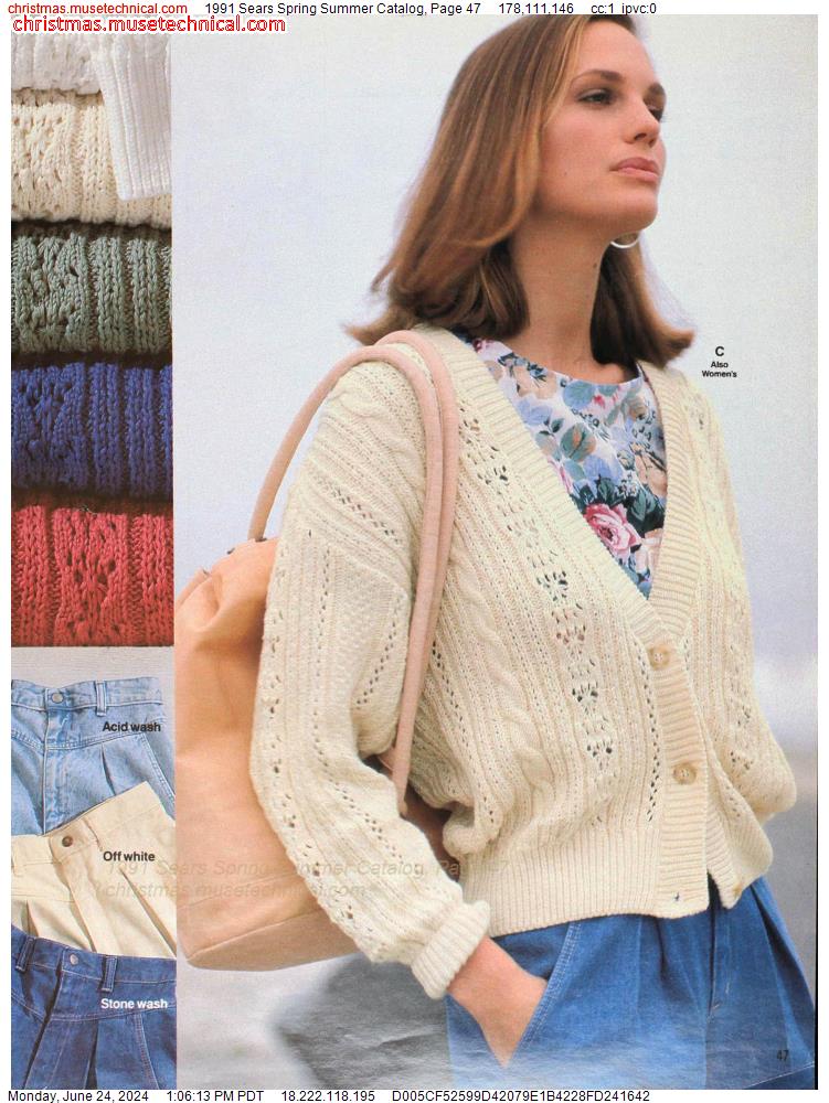 1991 Sears Spring Summer Catalog, Page 47