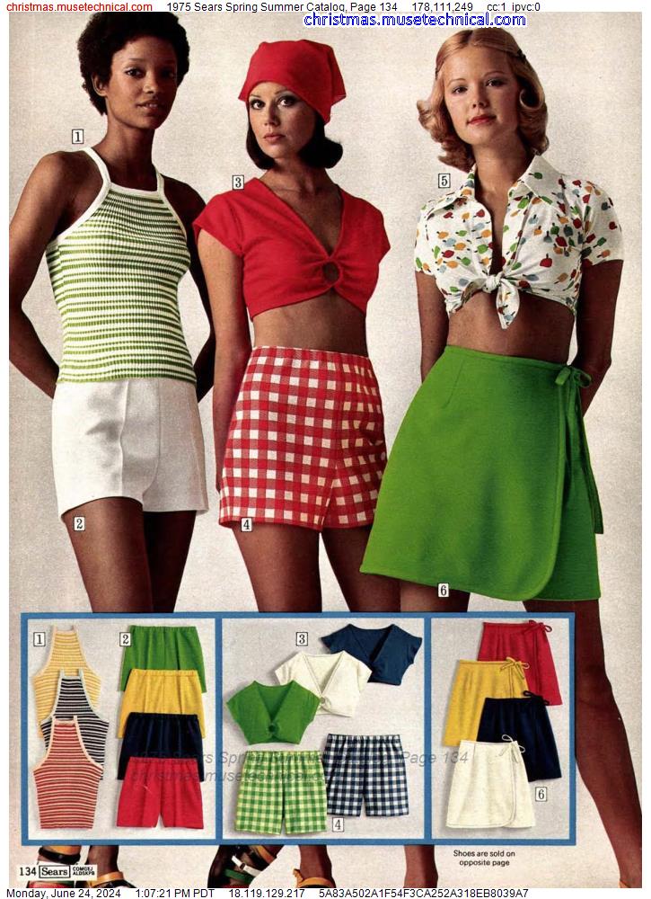 1975 Sears Spring Summer Catalog, Page 134