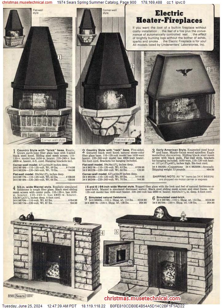 1974 Sears Spring Summer Catalog, Page 900