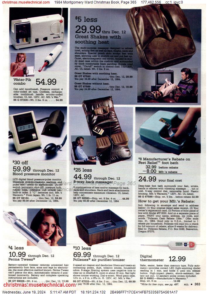 1984 Montgomery Ward Christmas Book, Page 365