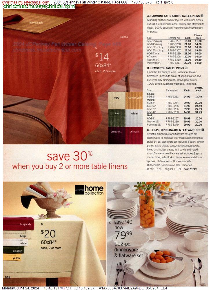 2004 JCPenney Fall Winter Catalog, Page 668