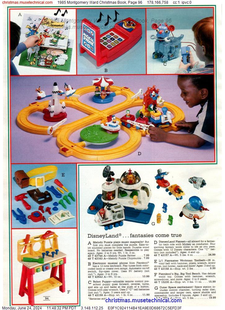 1985 Montgomery Ward Christmas Book, Page 96
