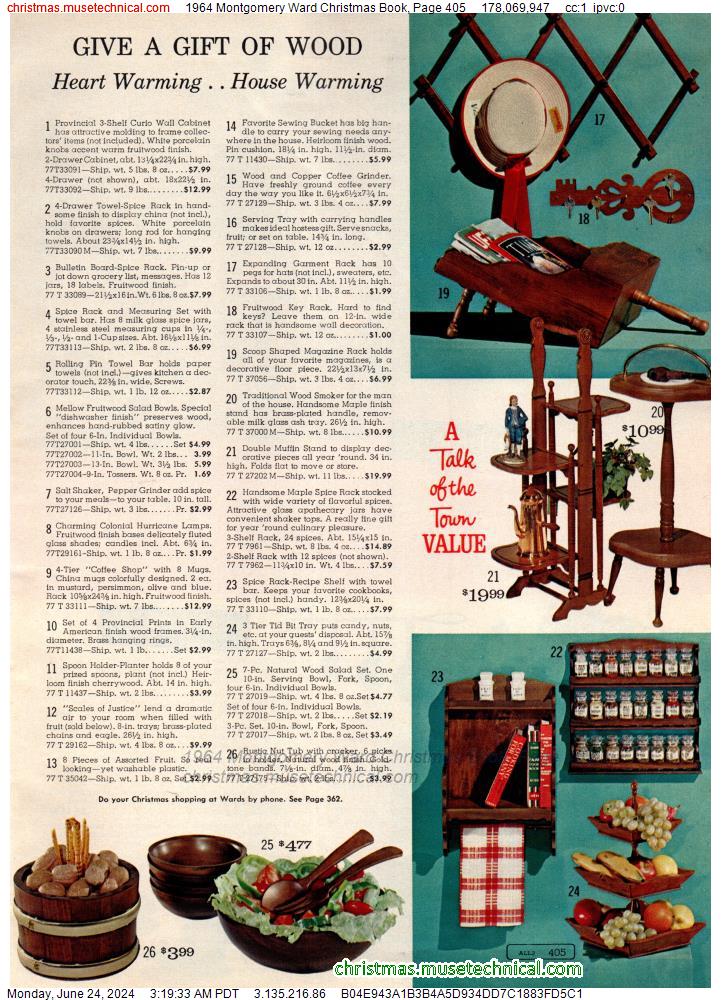 1964 Montgomery Ward Christmas Book, Page 405
