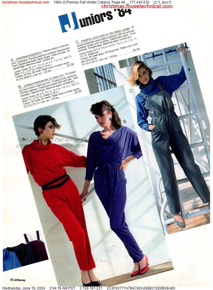 1984 JCPenney Fall Winter Catalog, Page 48