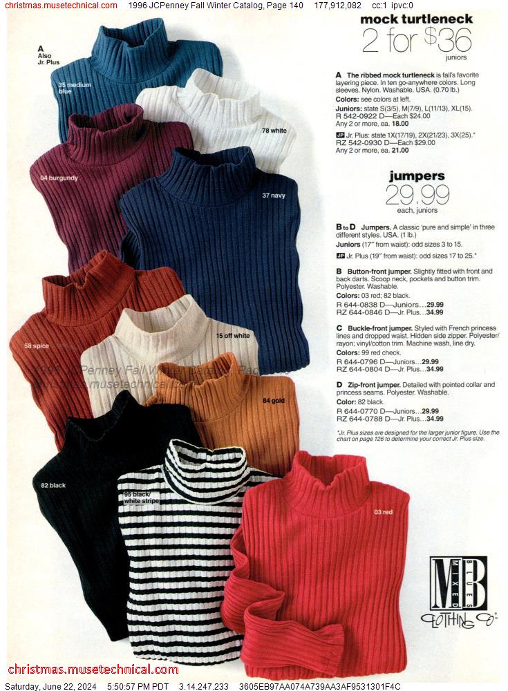 1996 JCPenney Fall Winter Catalog, Page 140