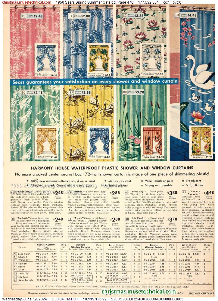 1950 Sears Spring Summer Catalog, Page 470
