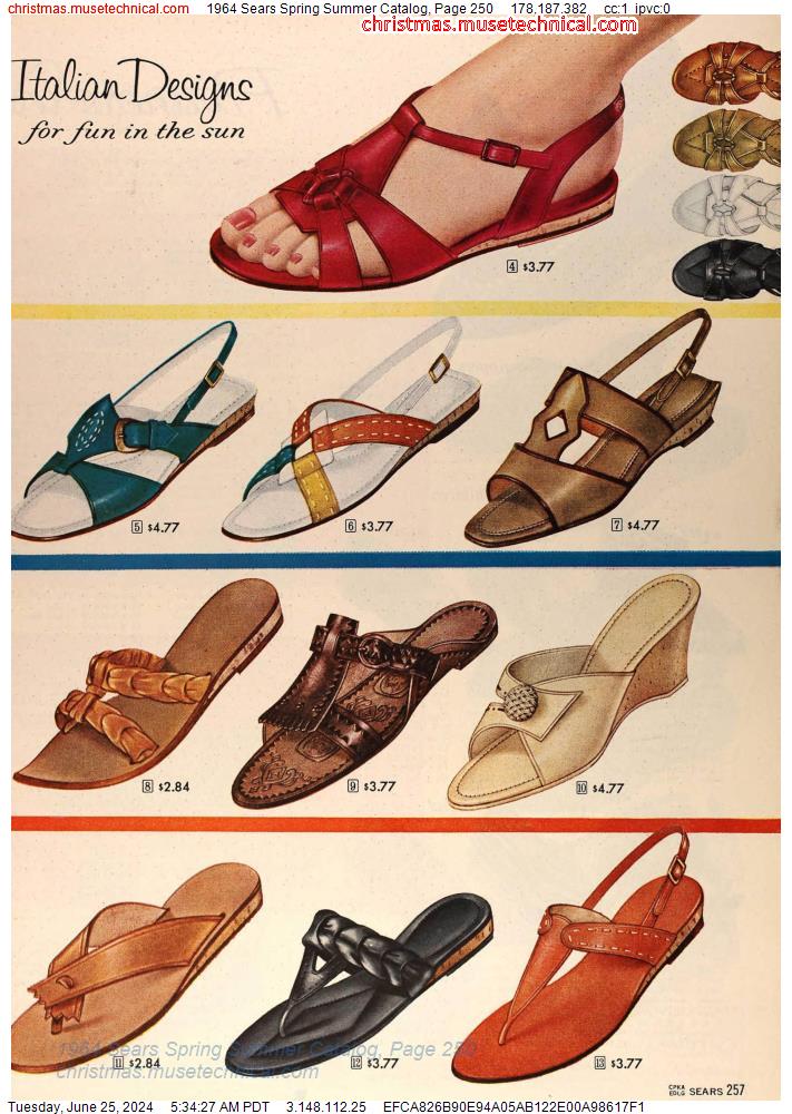 1964 Sears Spring Summer Catalog, Page 250