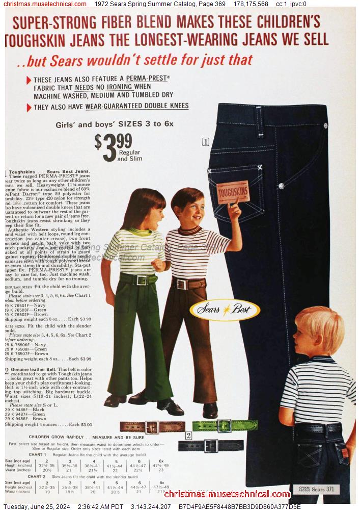 1972 Sears Spring Summer Catalog, Page 369