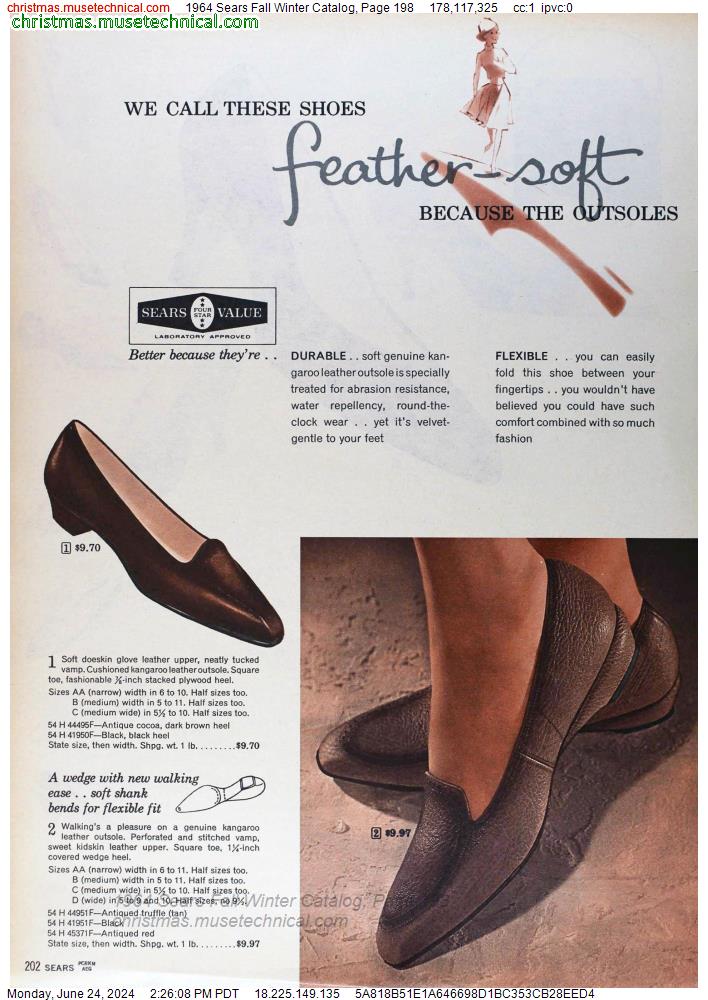 1964 Sears Fall Winter Catalog, Page 198