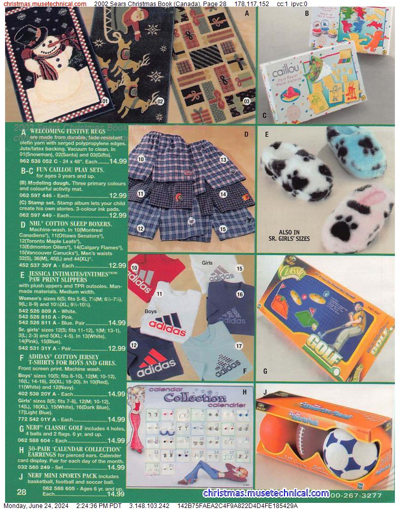 2002 Sears Christmas Book (Canada), Page 28