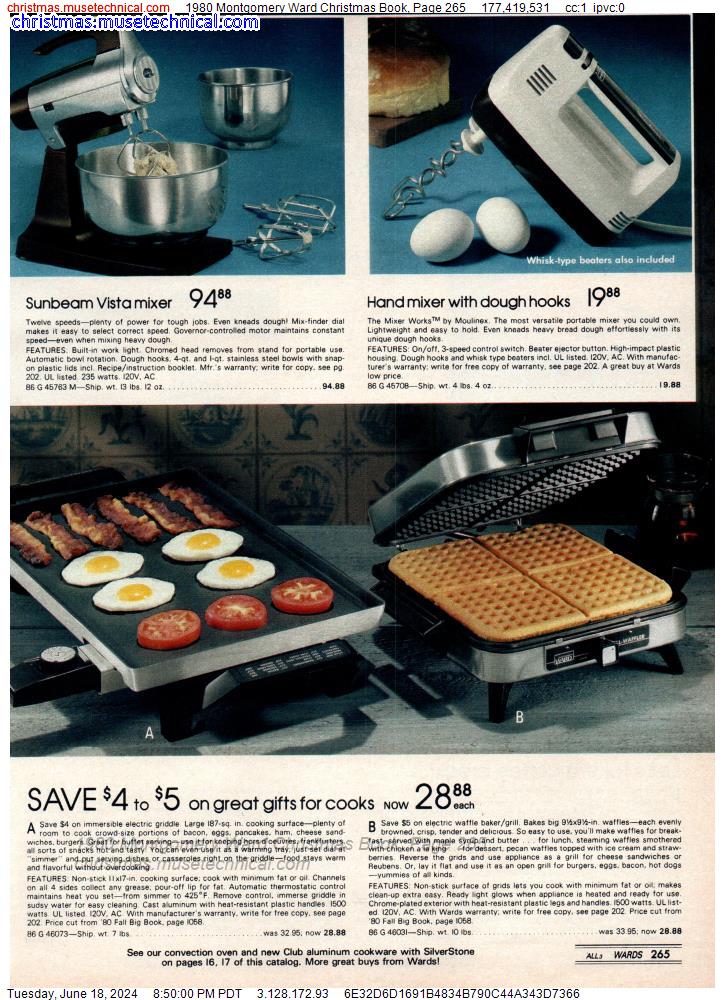 1980 Montgomery Ward Christmas Book, Page 265