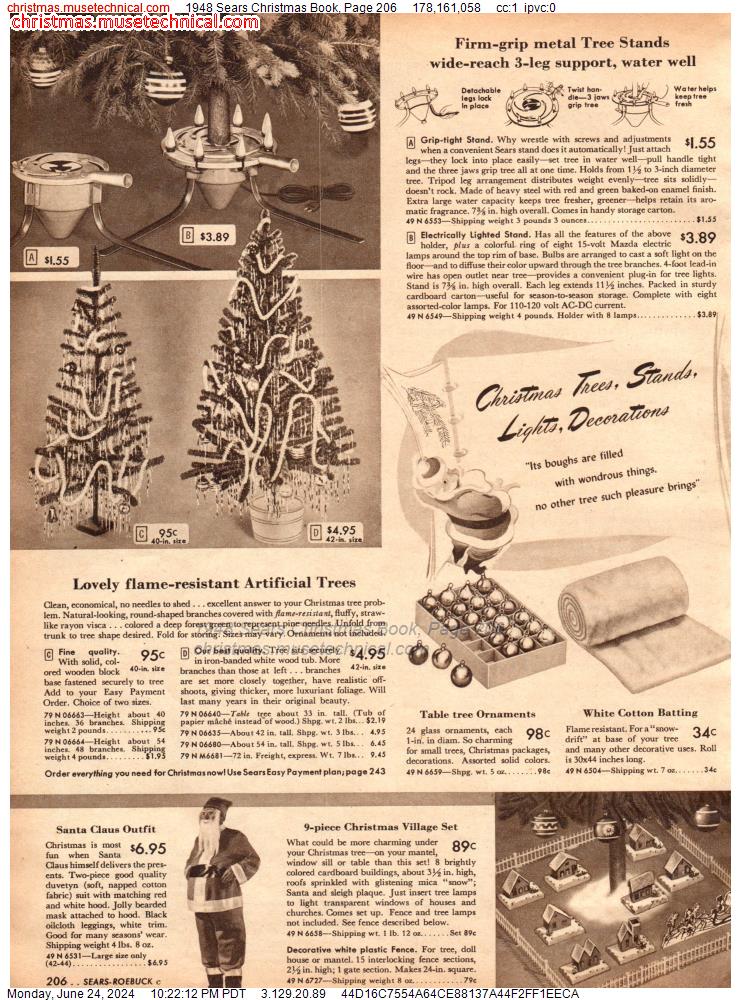 1948 Sears Christmas Book, Page 206