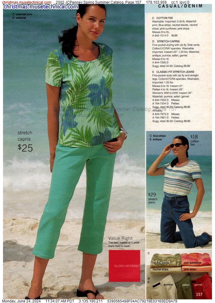 2002 JCPenney Spring Summer Catalog, Page 157