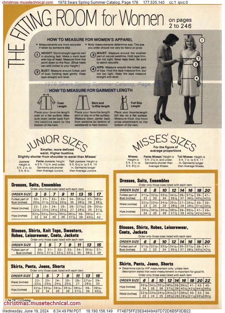 1978 Sears Spring Summer Catalog, Page 176