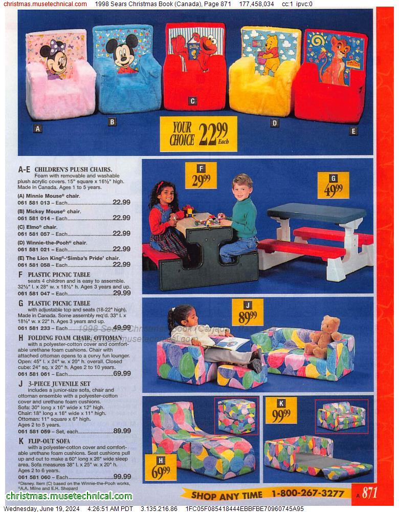 1998 Sears Christmas Book (Canada), Page 871