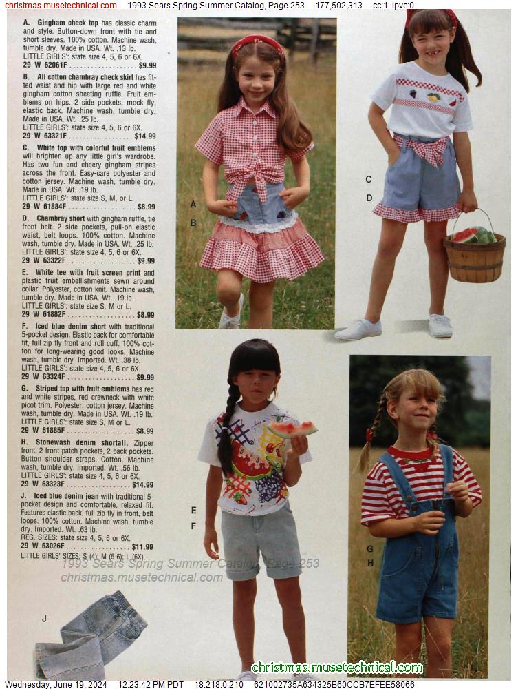 1993 Sears Spring Summer Catalog, Page 253
