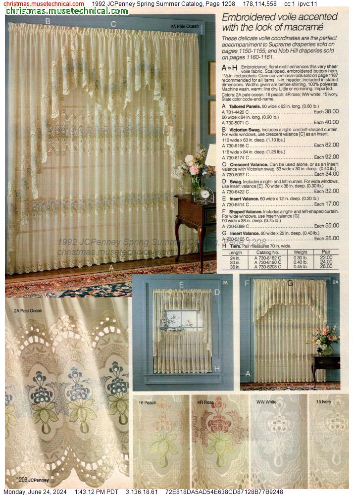 1992 JCPenney Spring Summer Catalog, Page 1208