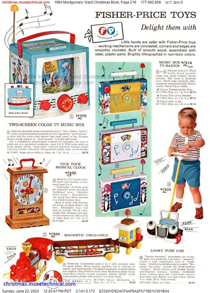 1964 Montgomery Ward Christmas Book, Page 216