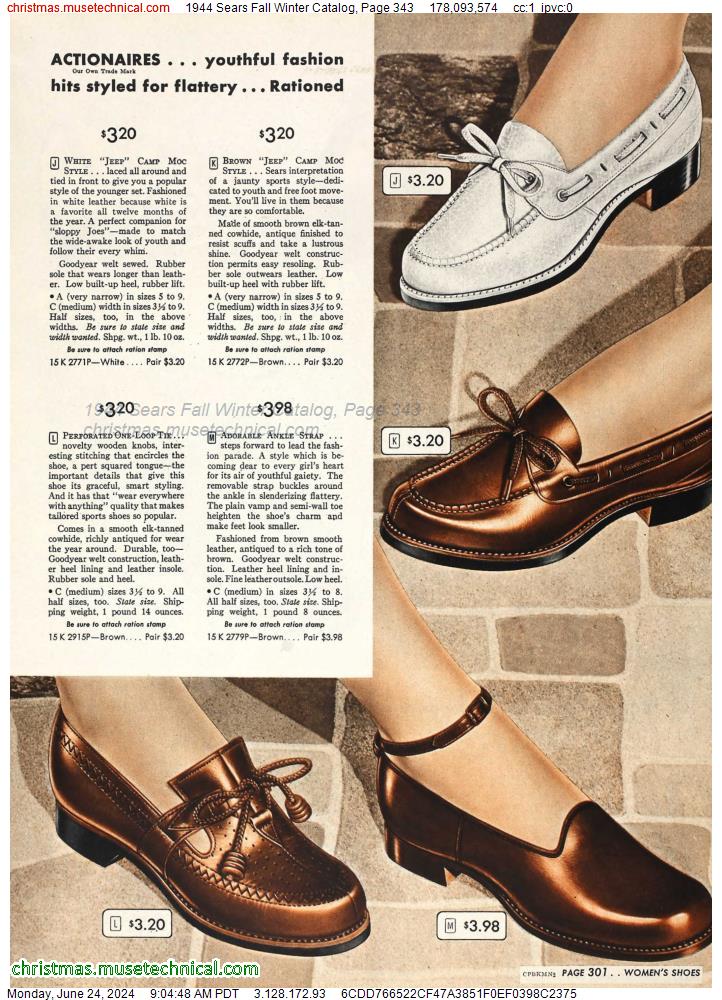 1944 Sears Fall Winter Catalog, Page 343