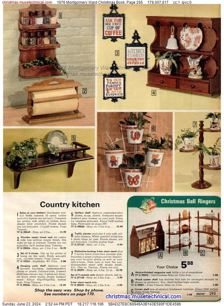 1976 Montgomery Ward Christmas Book, Page 295