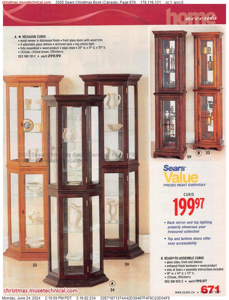 2005 Sears Christmas Book (Canada), Page 679