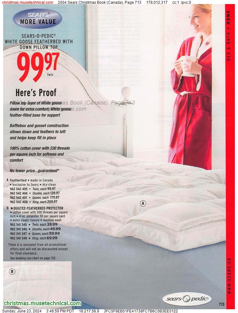 2004 Sears Christmas Book (Canada), Page 713