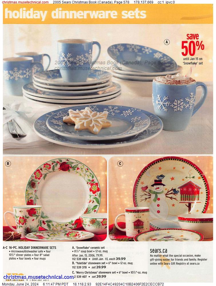 2005 Sears Christmas Book (Canada), Page 578