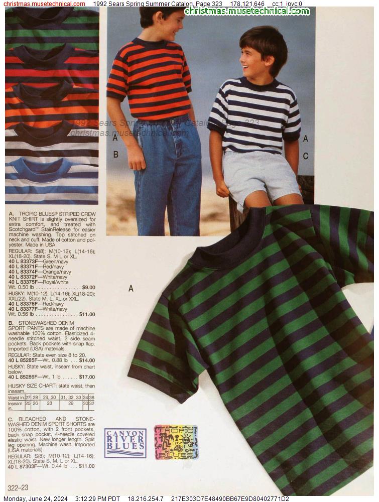 1992 Sears Spring Summer Catalog, Page 323