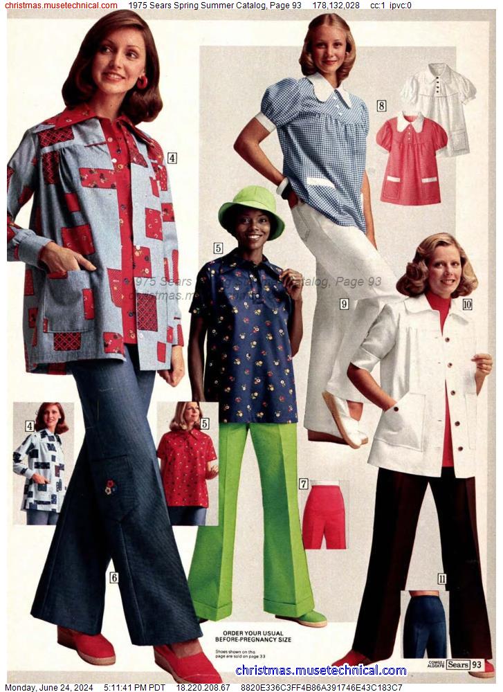 1975 Sears Spring Summer Catalog, Page 93