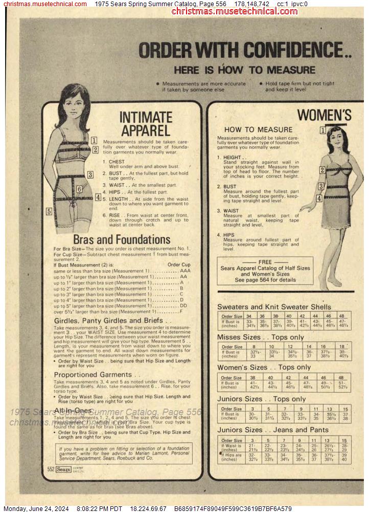 1975 Sears Spring Summer Catalog, Page 556